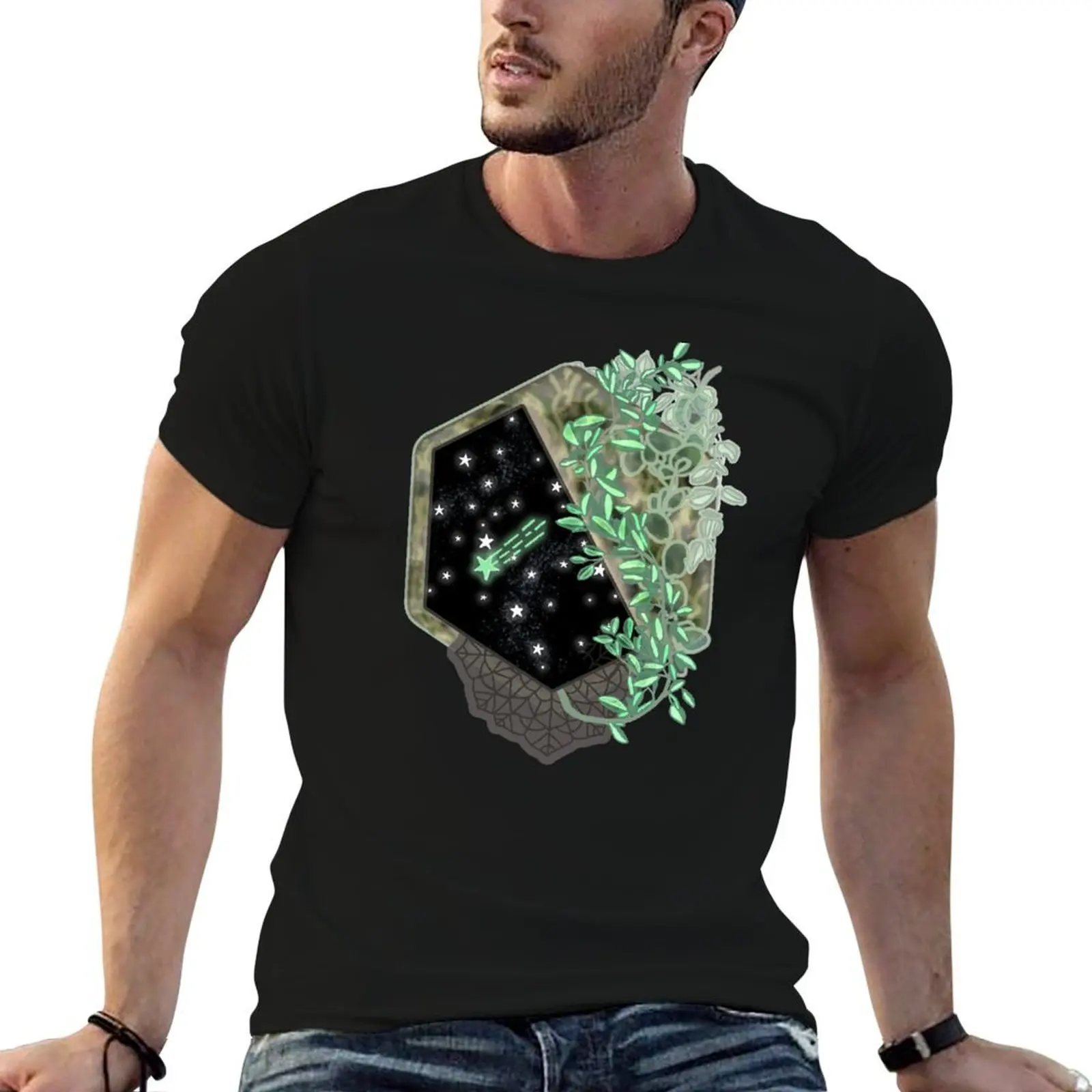 When Nature Takes Back Over T-Shirt Holiday Party T-Shirt for Men