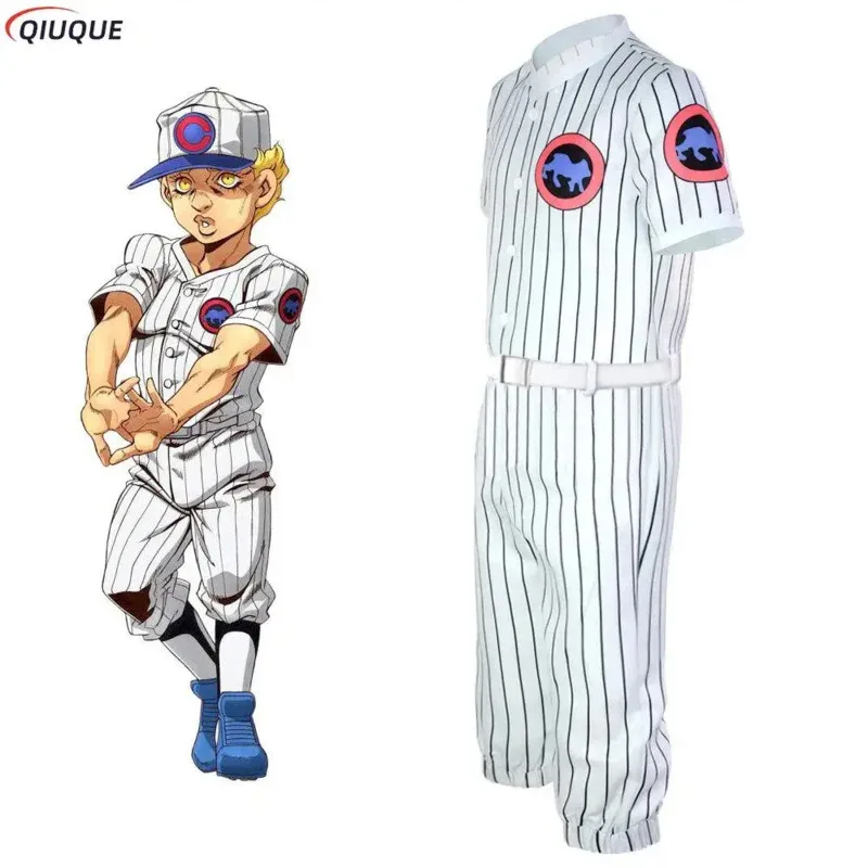 أزياء جوجو الجديدة للمغامرة الغريبة لعام 2025 أزياء المحيط إمبوريو ألنو التأثيرية للجنسين ملابس الهالوين كرنفال بيت الدب 002