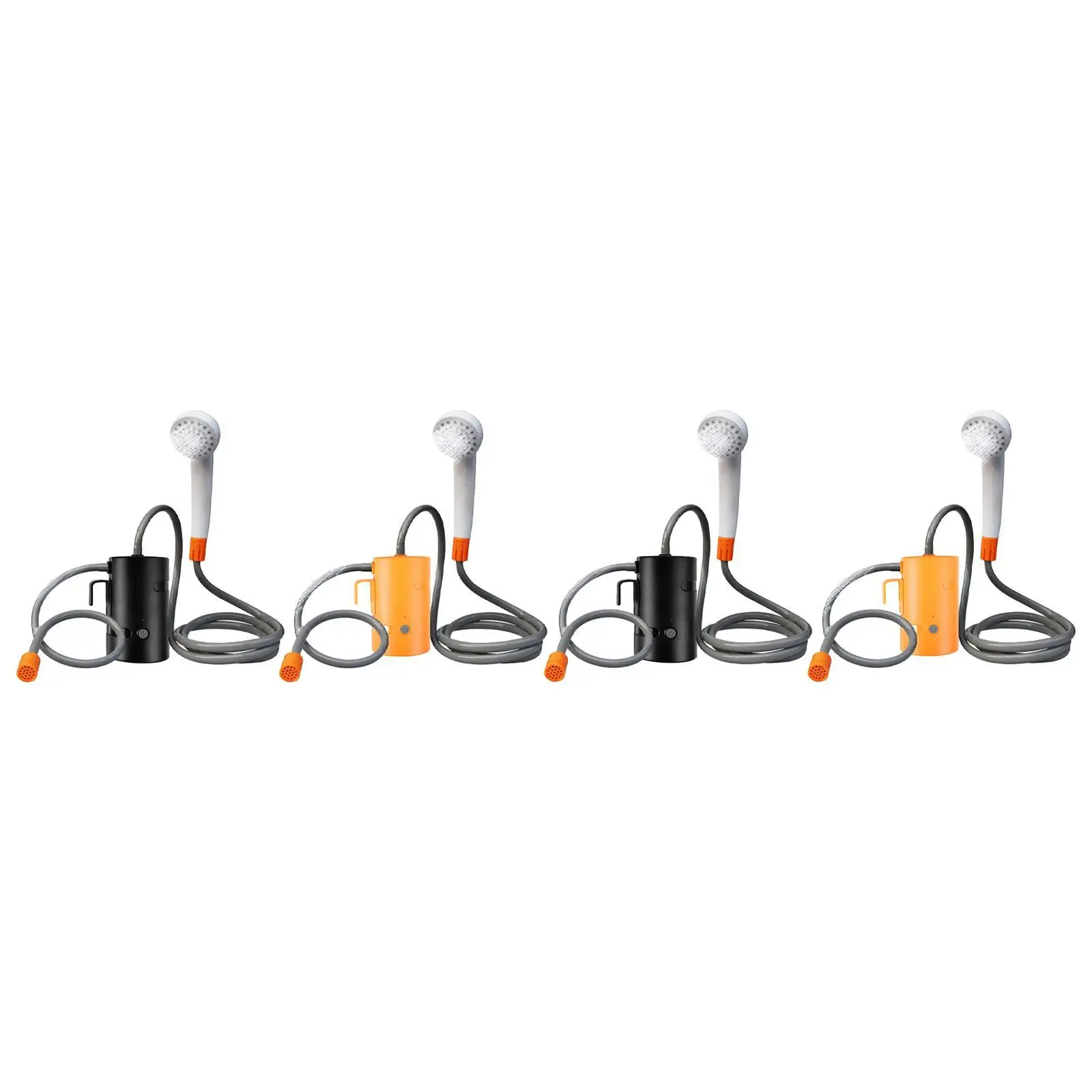

Portable Outdoor Shower Set Electric Shower Camping Shower Pump with 1.8M Hose for Camping Garden Flowering Plants Watering
