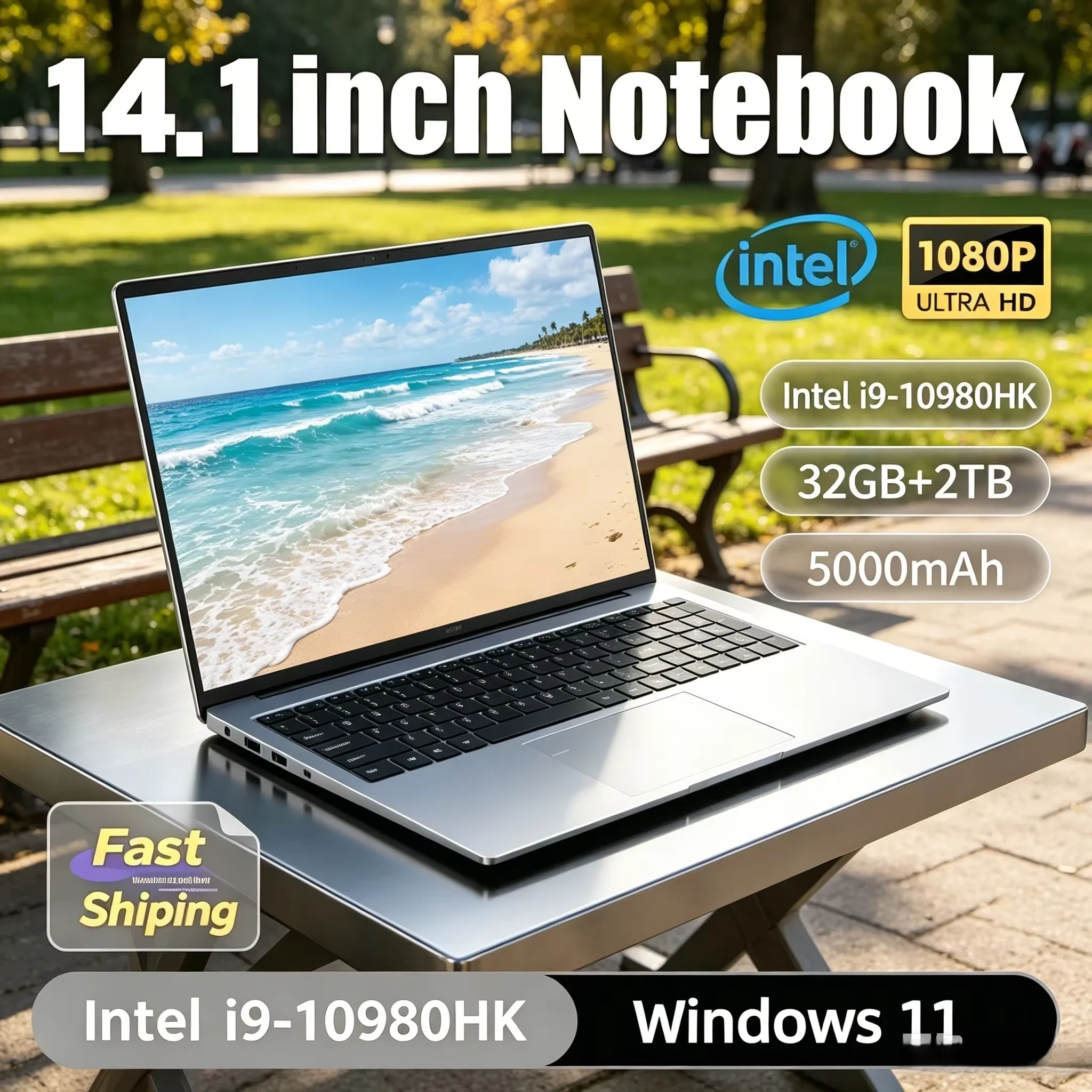 Pc Gaming Intel Core I9 - Laptop da gioco portatile da 14.1