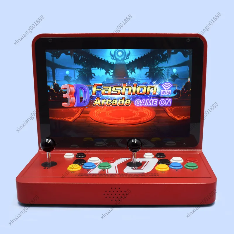 Commercial Sharing QR Code Arcade Machine All-in-One Home Retro Double Joystick Fighting Game Console