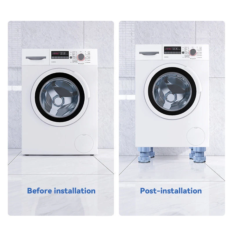 New Universal Adjustable Height Washing Machine Foot Pads Anti Vibration Refrigerator Base Fixed Non-Slip Pad Support Stands