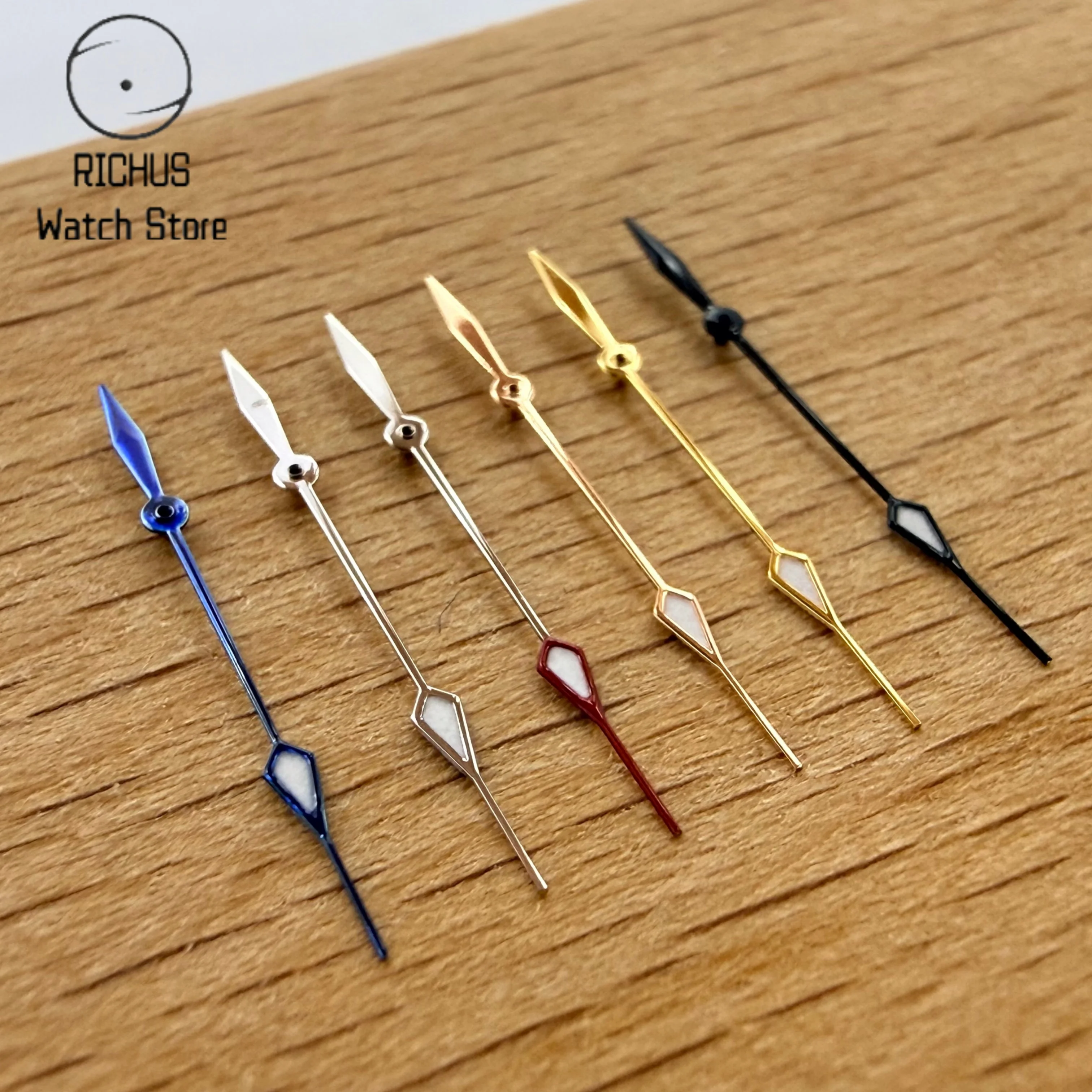12.5mm High Quality Polished Watch Second Hands Fit NH35 NH36 ETA2824 2836 DG2813 3804 Miyota8215 821A Movement Mod Parts