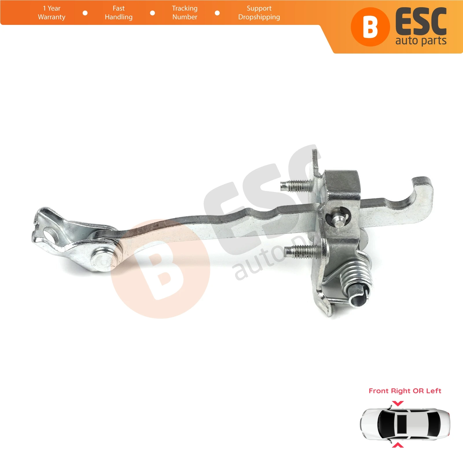 

EDP711 Front Door Catch Hinge Brake Stop Check Strap Limiter 7700311823 for Renault Trafic MK2 Vivaro A PriMastar X83