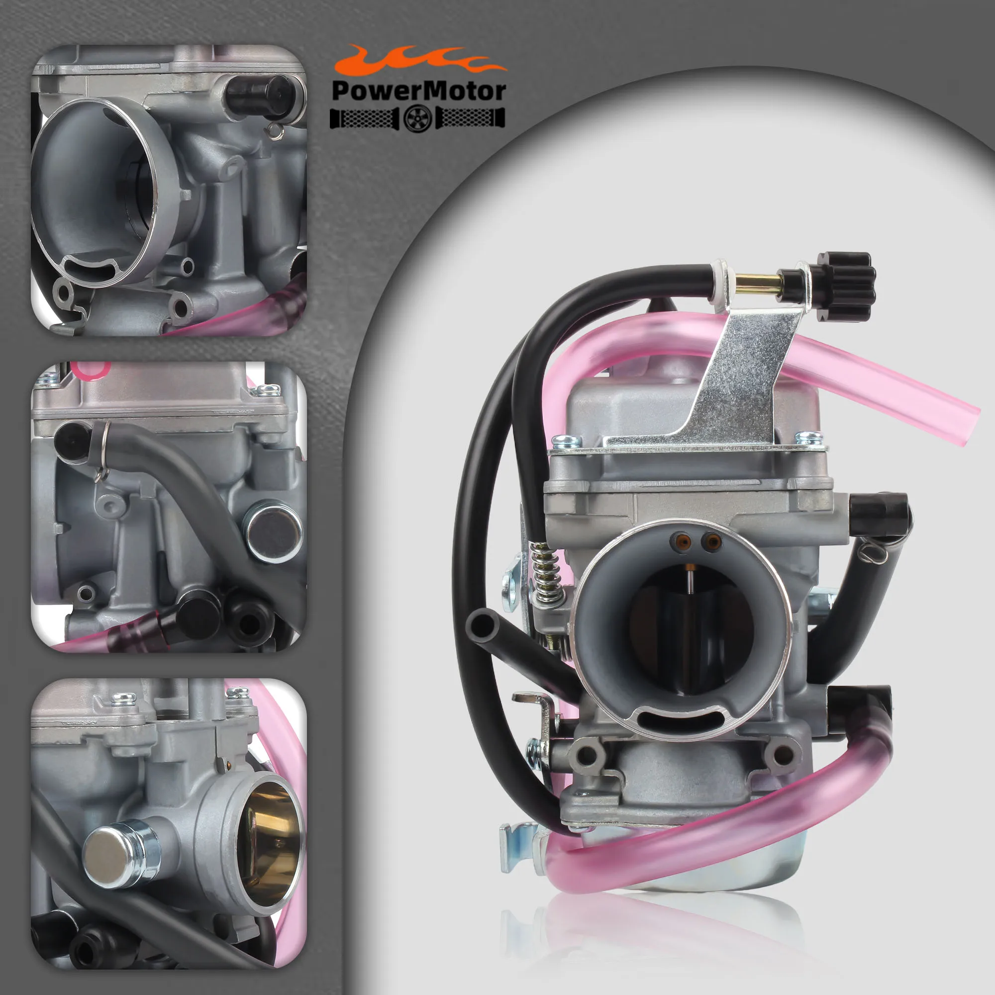 

For Kawasaki Bayou 300 1986-2005 4-Stroke Motorcycle Carburetor for KLF 300 KLF300 KLF300C 4X4 ATV Carb Air Intake Fuel Parts