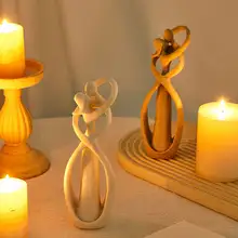 Sandstone Wedding Lover Statue 23cm #6