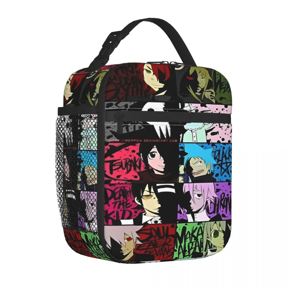 Insulated Lunch Box Soul Eater Comics Anime Accessories Food Box Fashion Thermal Cooler Lunch Box For School