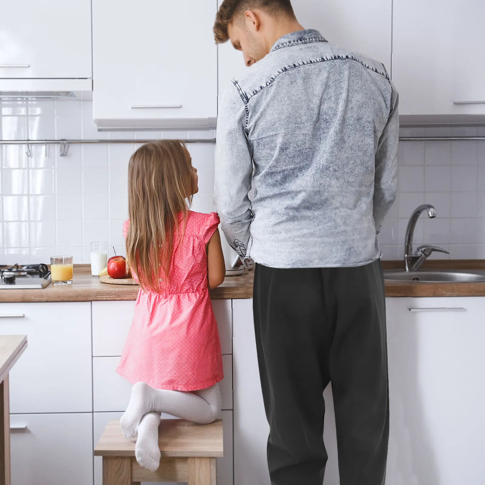 

Дышащие поварские брюки для мужчин, черные, хлопковые, для работы на кухне, свободного кроя, устойчивые к пятнам, карго-джоггеры, для кулинарии