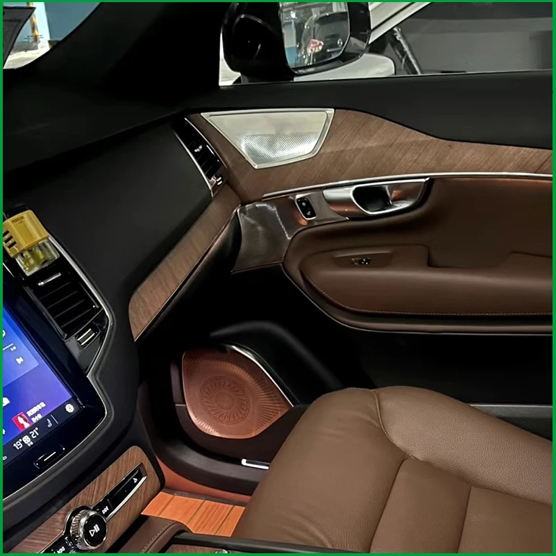 

Car Styling For Volvo XC90 2015-2020 Door Audio Speaker High And Low Sound Cover Trim Decoration Auto Parts Accessories