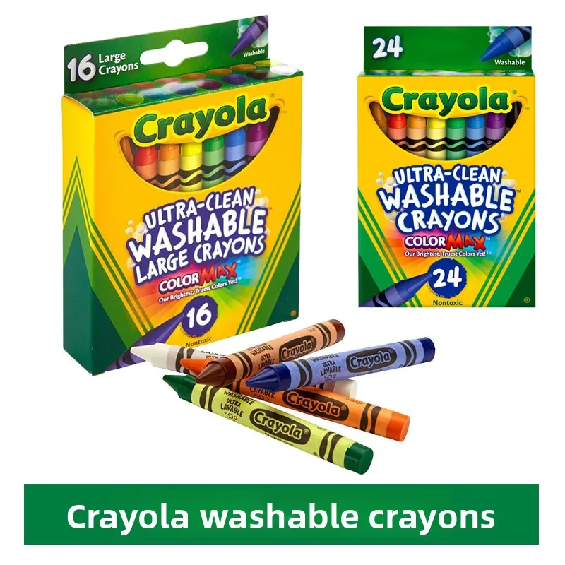 Crayola lavável crianças lápis s & p desenho graffiti lápis para crianças material de arte material escolar papelaria