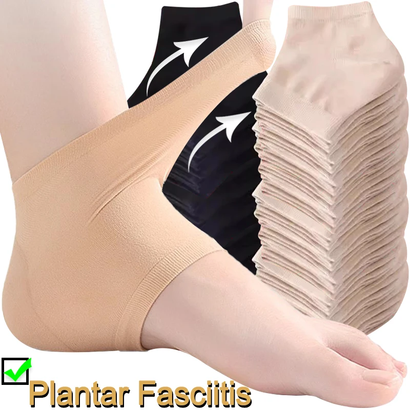 

Anti Cracking Heel Pad Foot Sole Protection Cover Achilles Tendon Relieve Pain Half Shoe Pad Heel Protector for Pressure Sores