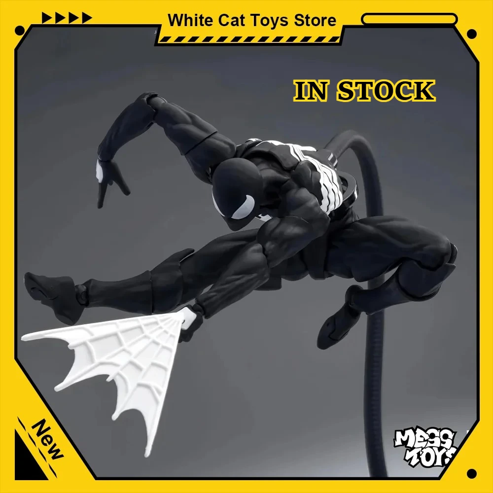 

MessToys Spiderman Figure CT Toys Black Red Spider Man Mess Toys Anime Action Figure Statue Movable Model Collection Toy Gifts