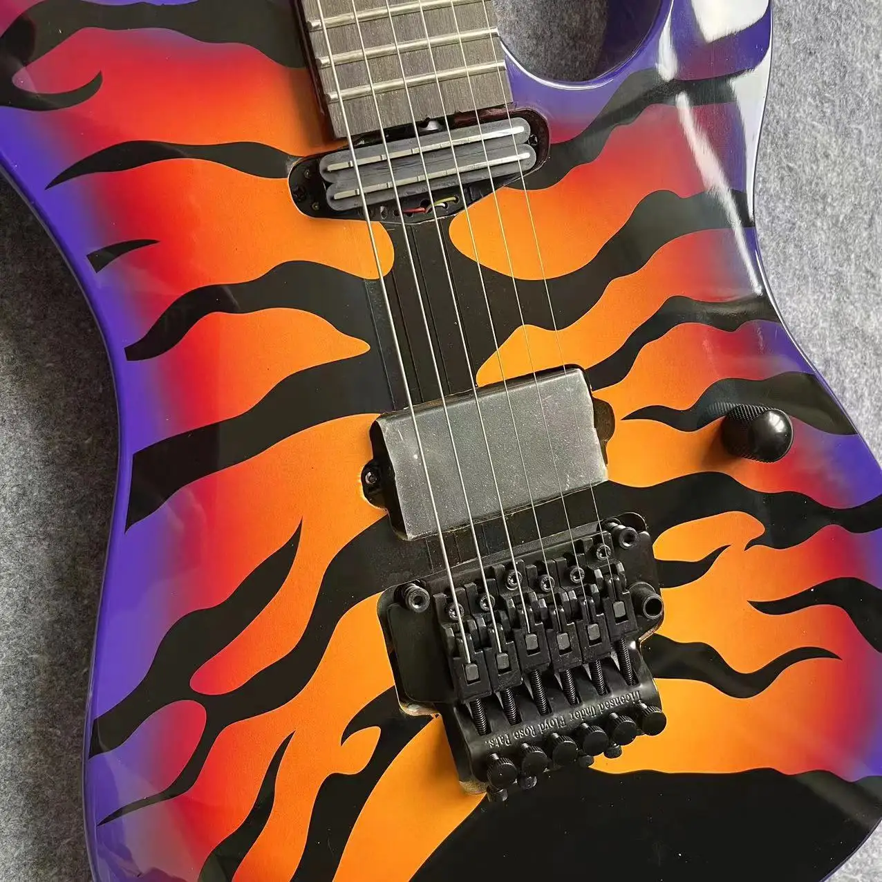 

Newly arrived custom store tiger patterned guitar, available in stock with free shipping