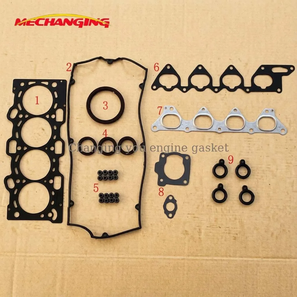 

Для MITSUBISHI CARISMA COLT IV LANCER WIRA 1.8 4G93 DOHC: Металлические регулировочные шайбы двигателя, комплекты для капитального ремонта двигателя, прокладки двигателя 50239100