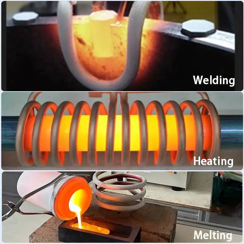 25KW High Frequency Induction Heating Machine Temperature Control Thermal For Metal Brazing Equipment