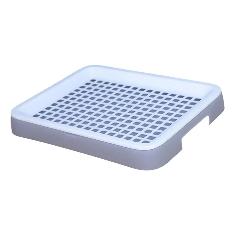 Double Layer Guinea Pig Cage Litter Tray Easy-Clean with Grate Rabbit Litter Tray Durable Removable Tray Potty Trainer Box view 3