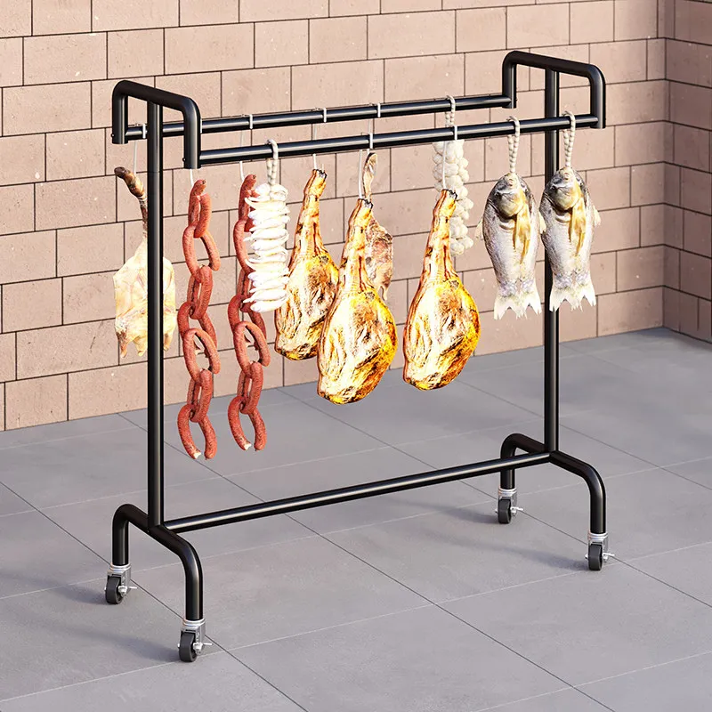 hanging meat rack drying bacon home roast duck ham pork chicken thickened load-bearing outdoor hanging rack drying rack