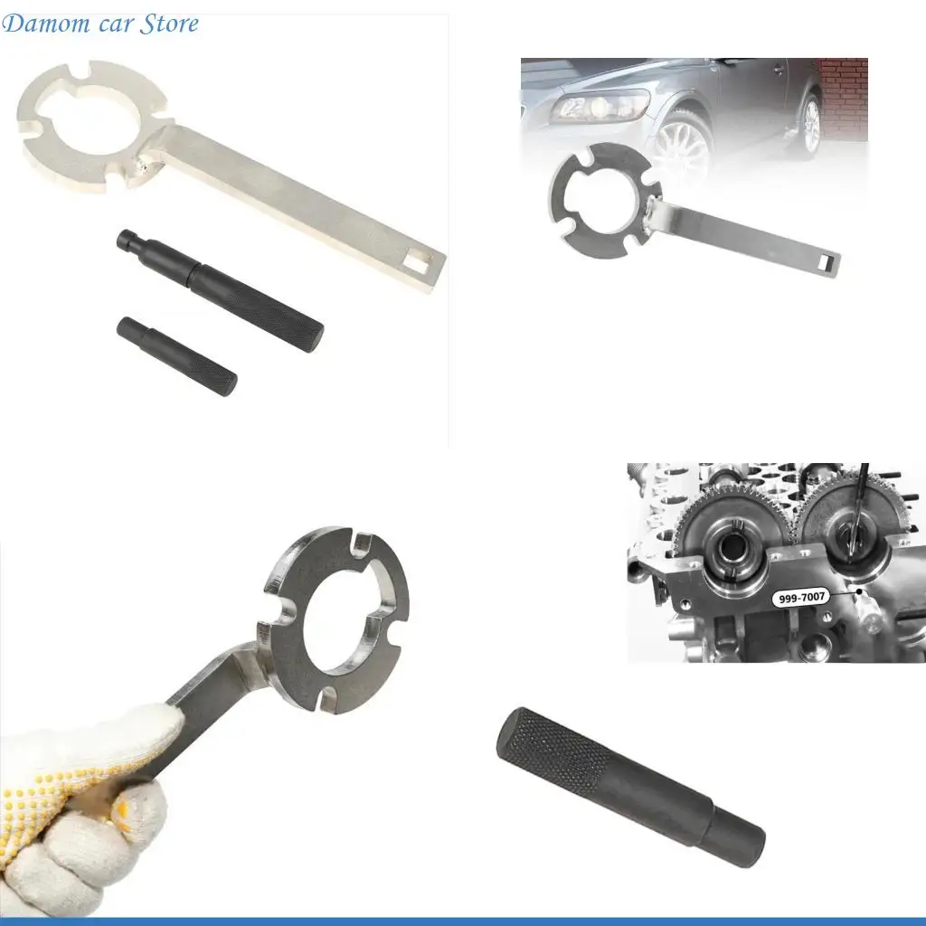 

A2UC Robusts Crankshaft Pulley Removal Tool Engine Timing Belt Tool Strong Metal Crankshaft Pulley Holder for C70 S40