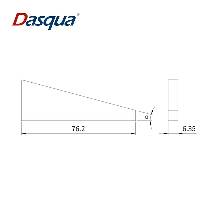 Dasqua Conjunto de material de alta qualidade e bloco angular de precisão Dimensões angulares