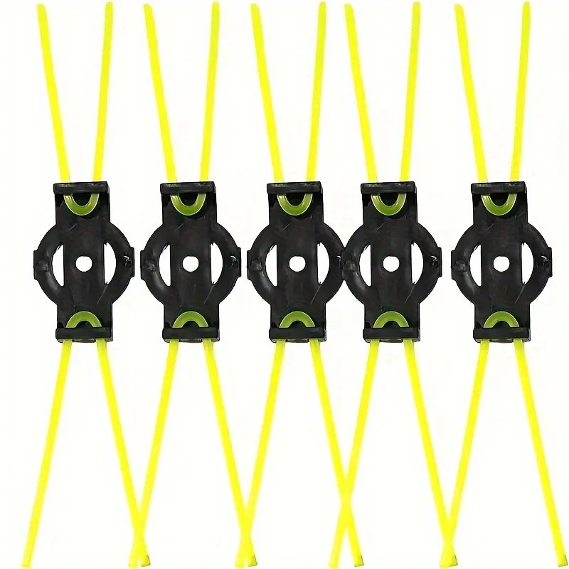 5pcs Simple Grass Rope Mower Accessories Straw Rope Wear Resistant Mower Head Replacement Outdoor Garden Accessories