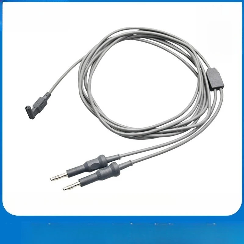 High-Frequency Bipolar Electrocoagulation Wire Compatible with Storrss Plasma | 3M Silicone Banana Cable