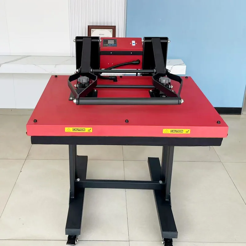 

60*80cm Large Format Manual Press Machine for T-shirt Sublimation Heat Transfer Printing 220v New Condition with Stand