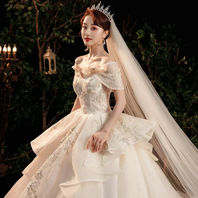 N81Main wedding dress bride 2024 French style