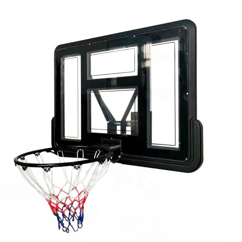 실내용 높이 조절 가능 벽걸이형 백보드 및 림 농구대 (전문가용)