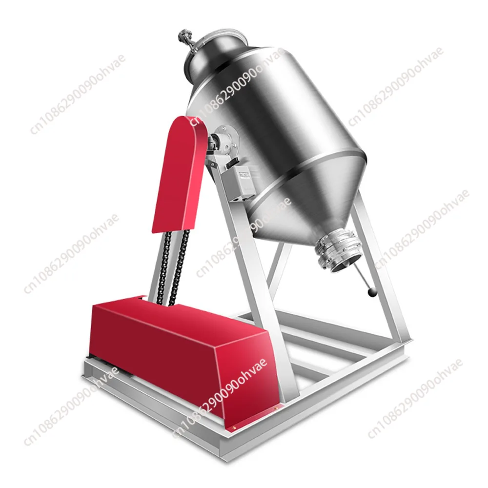 

Dry Powder Mixer Stainless Steel Food Pellet Mixer High Capacity Double Cone Drum Mixer