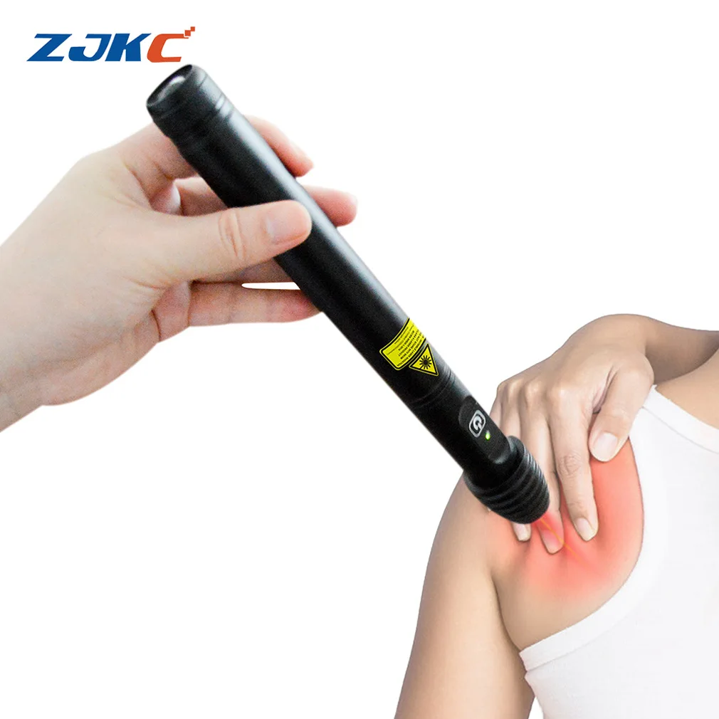 

ZJKC 100mW 808nm Low Light Therapy Laser Pen Stimulation Of Acupuncture Points Infrared Phototherapy for Neck Shoulder Pain