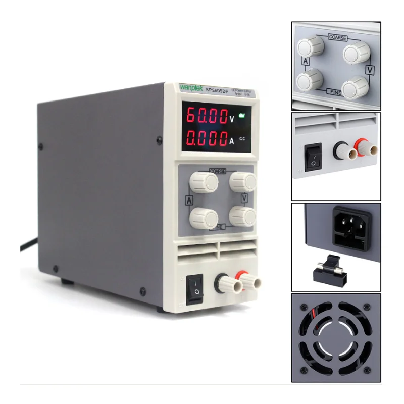 DC stabilized power supply KPS-605DF laboratory switching power supply 0-60V 0-5A 110V 220V adjustable