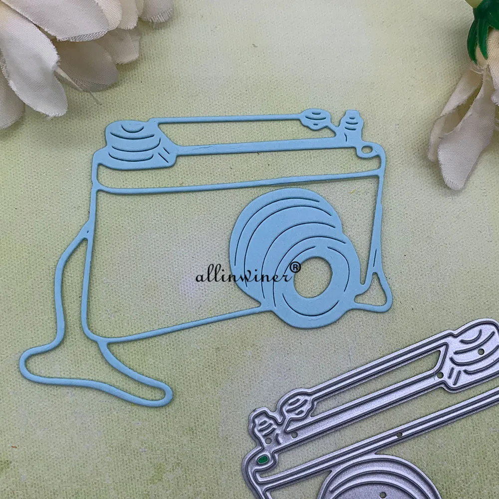 Camera Letter-Writing Set Metal Cutting Dies Halo Angel Die‑Cuts for Scrapbooking Card Making Paper Craft Embellishments