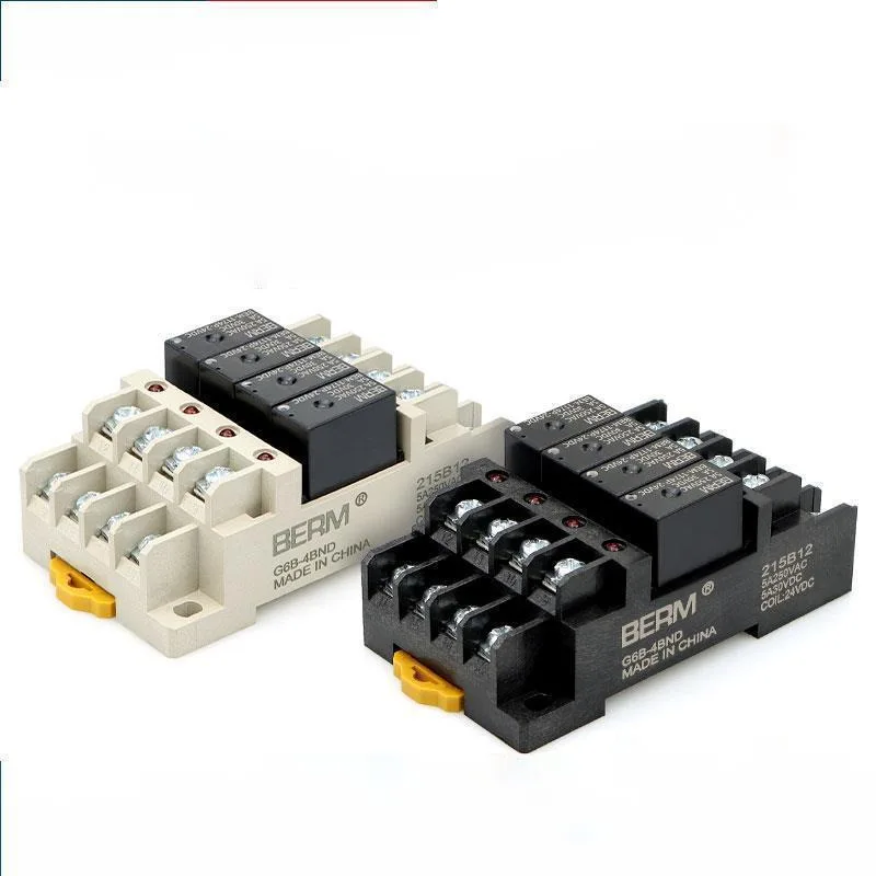 5A Module Terminal Relay G6B-4BND Set Combination Normally Open 24V with Base 4-Way Normally Open 1174P