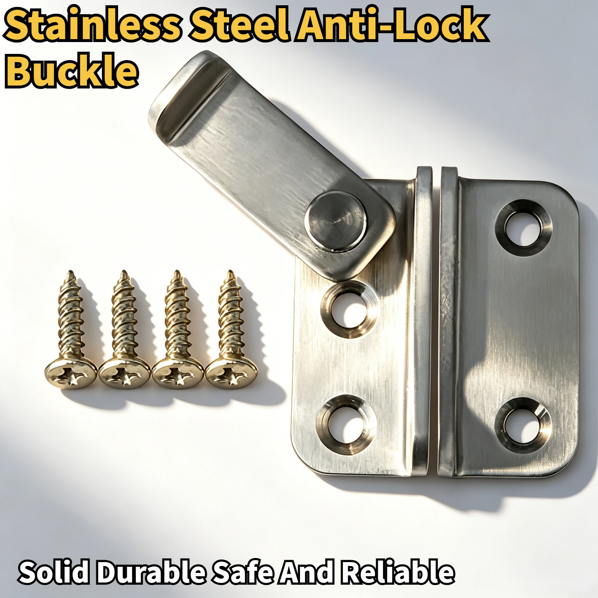 1pc Flip Latch Gate Latches Slide Bolt Latch Safety Door Lock Catch For BarnCabinet Pet Cage Garden Bathroom Garage Window Slid