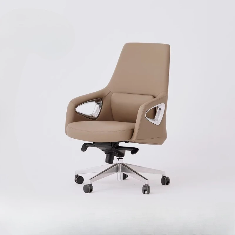 

Leather rotating office chair, lifting boss chair