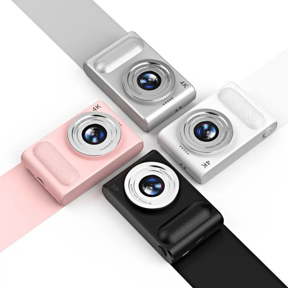 Kleine Mini 44MP 4K Digitale Camera 4400W Pixel 8x Zoom Selfie Camera Dubbele Lens Instant Foto Instapcamera Student Geschenken