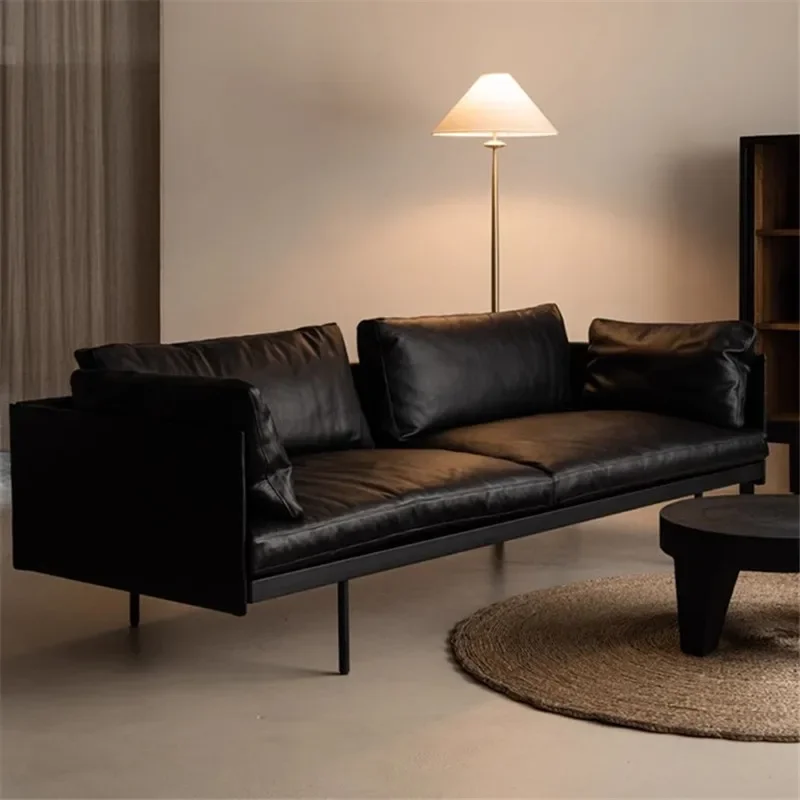Aesthetic Minimalist Living Room Sofas Yellow U Shaped Boneless Puff Living Room Sofas Single Luxury Meuble Salon Furniture Home