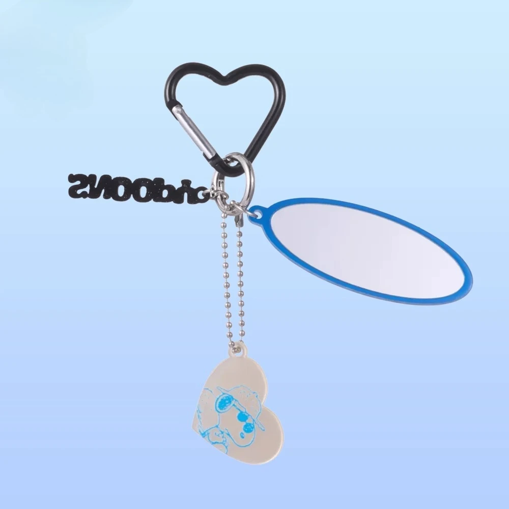 

Snoopy surfboard, mirror pendant, love buckle, bag, small pendant, cartoon accessories, trendy toys