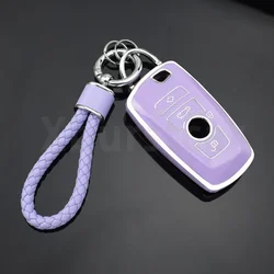 Auto Shell Fob For BMW 1 3 5 Series F20 F30 G20 F31 F34 F10 G30 F11 X3 F25 X4 I3 M3 M4 TPU Car Key Holder Case Cover Accessories