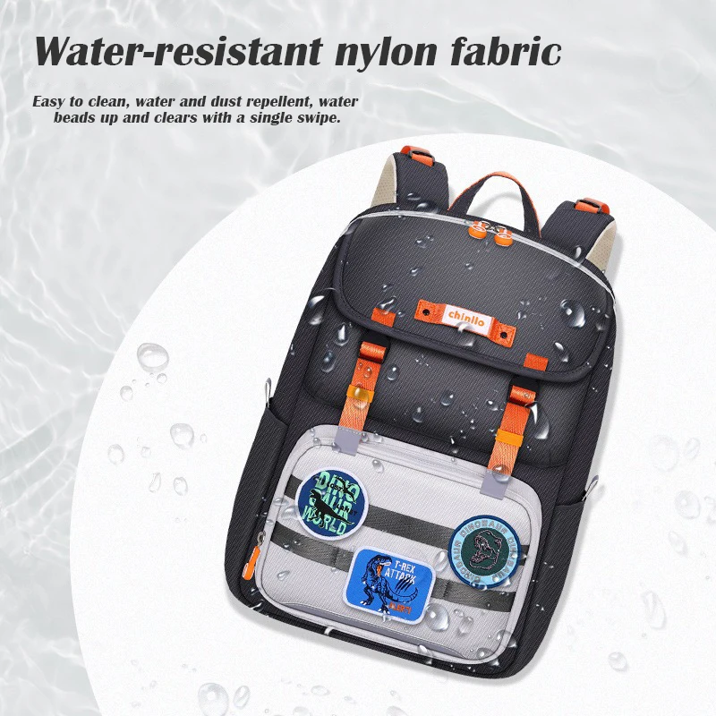 Large Capacity Children's Schoolbags Lightweight Multi-pckets Boys Girls Primary Student Shoulder Bags Waterproof Kids Backpacks