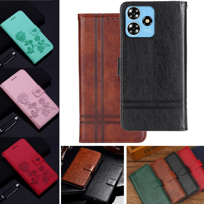 Phone Case For ZTE Blade V50 Design 4G Cover Case Flip Leather Wallet Coque For ZTE Blade V50 Smart A73 Axon 50 Lite Case Funda