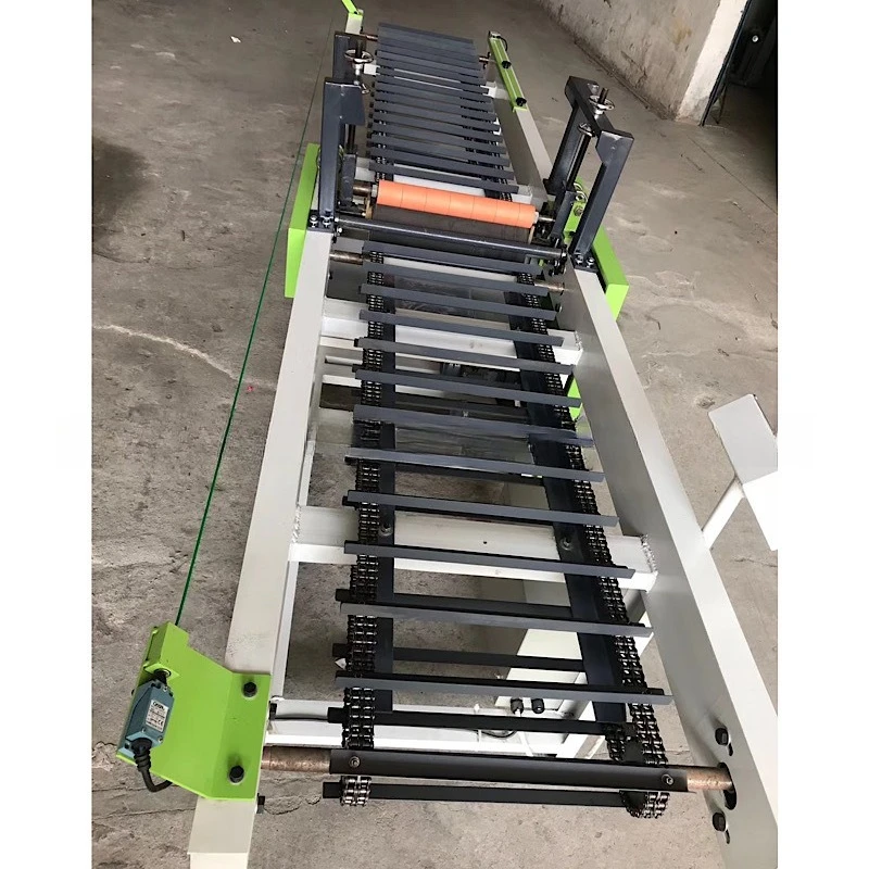 Square strip gluing machine Wooden automatic gluing machine Woodworking chain gluing machine
