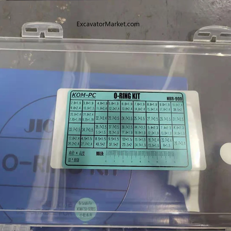 For Caterpillar cat Komatsu Doosan Kobelco Sany Hyundai Excavator Oil Seal Imported O-Ring Repair Box Excavator Parts