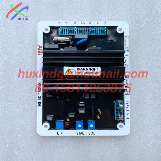 ABB avr Model GEN08 auto voltage regulator voltage control board for Marine Diesel genset generator spare parts