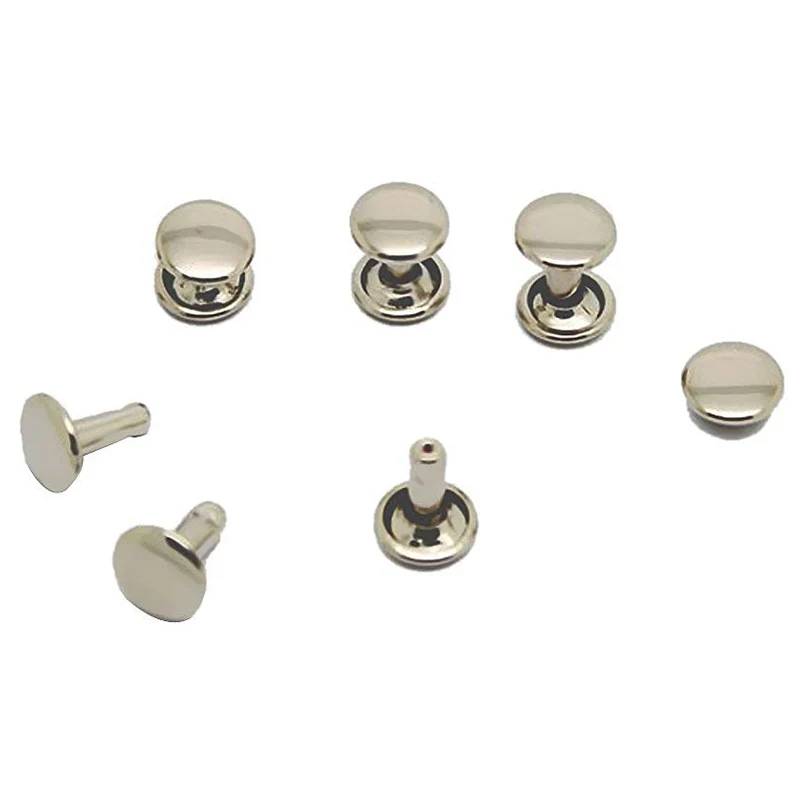 BAAN-100Pcs DIY Заклепка Заклепка Металлическая доска - Серебро