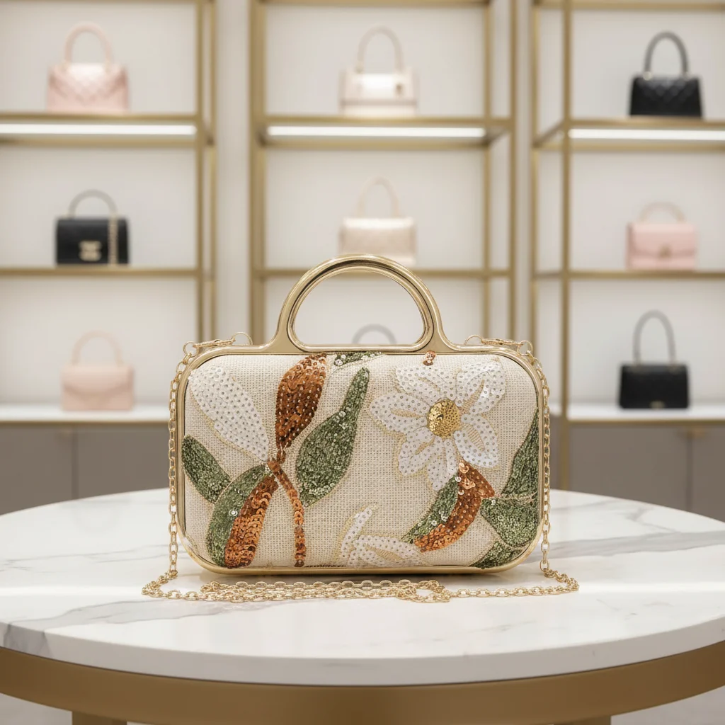 

Cross-border New Arrival High-end Mini Crossbody Clutch Evening Party Fashion Women's Bag Shiny Rhinestone Chain Strap Bags