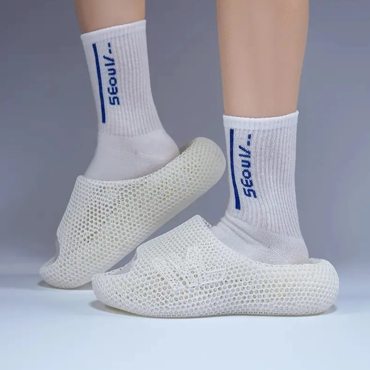 

Personalized 3D Printed Casual Slides for Women Soft Non Slip Summer Slippers Indoor Outdoor