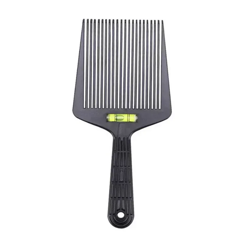 Professional Flat Top Comb Short Hair Trimming With Liquid Balance Dyeing Hair Cutting Styling Tool Anti-slide Handle Comb