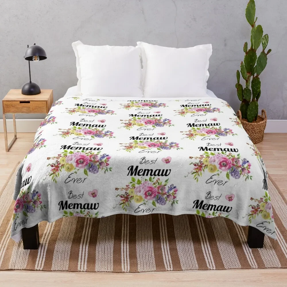 

Memaw Gifts - Memaw Mothers Day Birthday for Mother's Day Ide Throw Blanket Moving Sofa Quilt Luxury Thicken Blankets