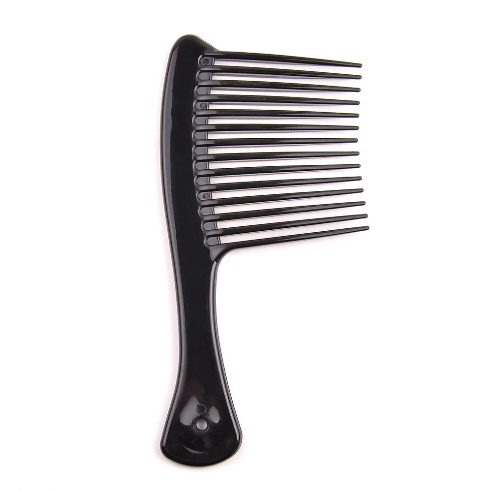 1PCS Large Wide Tooth Comb Handle Detangling Reduce Hair Loss Comb Pro Hairdress Salon Dyeing Styling Brush Tools